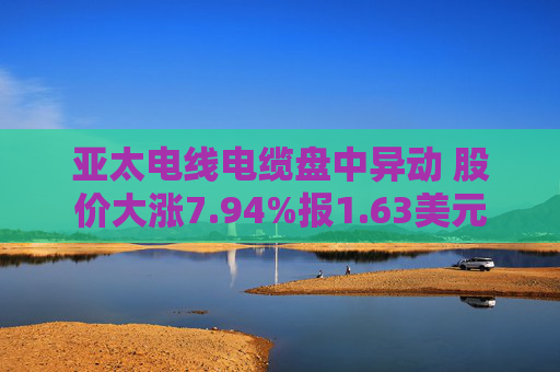 亚太电线电缆盘中异动 股价大涨7.94%报1.63美元