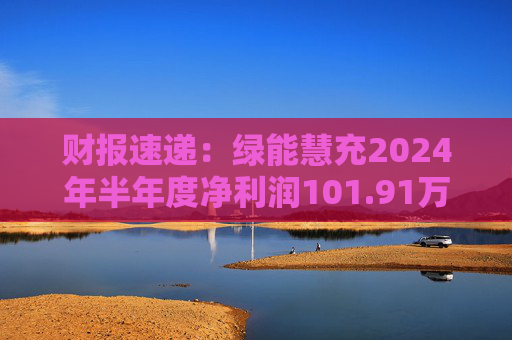 财报速递：绿能慧充2024年半年度净利润101.91万元