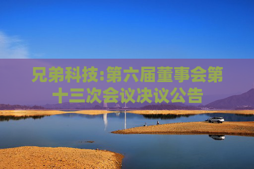 兄弟科技:第六届董事会第十三次会议决议公告