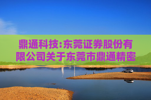 鼎通科技:东莞证券股份有限公司关于东莞市鼎通精密科技股份有限公司使用部分募集资金向全资子公司提供借款以实施募投项目的核查意见