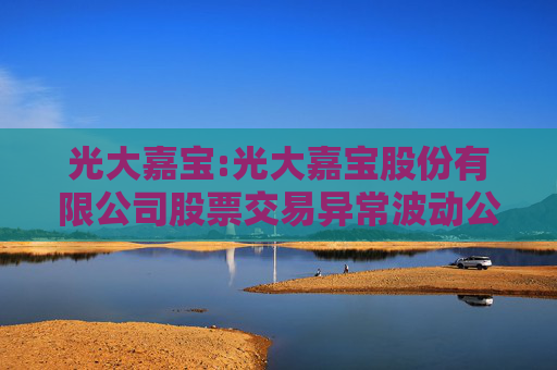 光大嘉宝:光大嘉宝股份有限公司股票交易异常波动公告