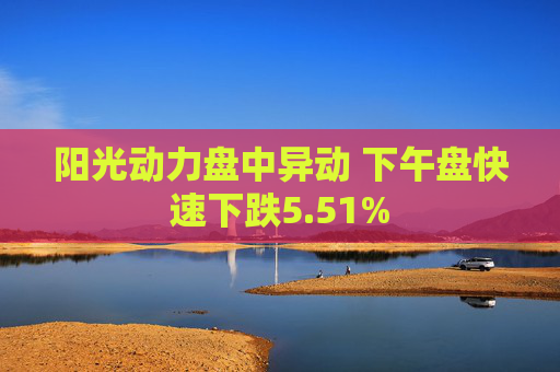 阳光动力盘中异动 下午盘快速下跌5.51%