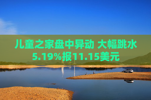 儿童之家盘中异动 大幅跳水5.19%报11.15美元