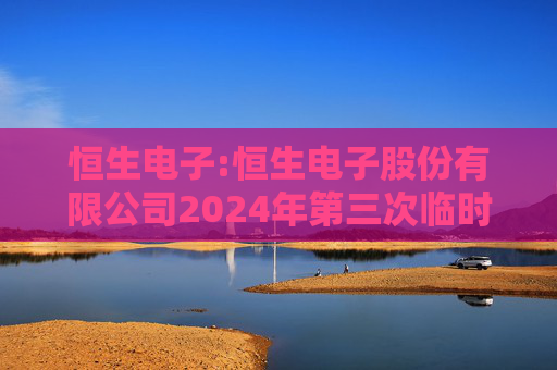 恒生电子:恒生电子股份有限公司2024年第三次临时股东大会会议资料