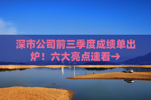 深市公司前三季度成绩单出炉！六大亮点速看→
