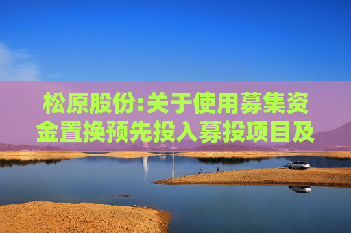 松原股份:关于使用募集资金置换预先投入募投项目及已支付发行费用的自筹资金的公告