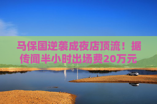 马保国逆袭成夜店顶流！据传闻半小时出场费20万元，还涉足二次元展会、商场庆典等