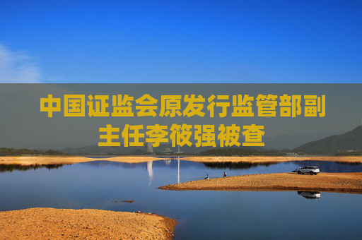 中国证监会原发行监管部副主任李筱强被查