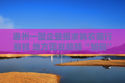 惠州一国企登报求购农商行股权 地方国资频频“加码”中小银行