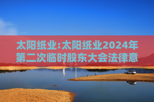 太阳纸业:太阳纸业2024年第二次临时股东大会法律意见