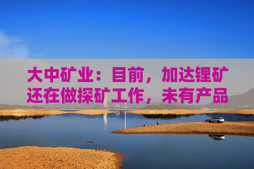 大中矿业：目前，加达锂矿还在做探矿工作，未有产品产出