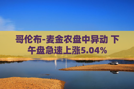 哥伦布-麦金农盘中异动 下午盘急速上涨5.04%