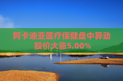 阿卡迪亚医疗保健盘中异动 股价大涨5.00%