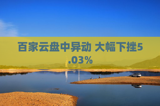 百家云盘中异动 大幅下挫5.03%