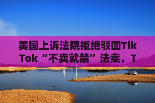 美国上诉法院拒绝驳回TikTok“不卖就禁”法案,TikTok回应