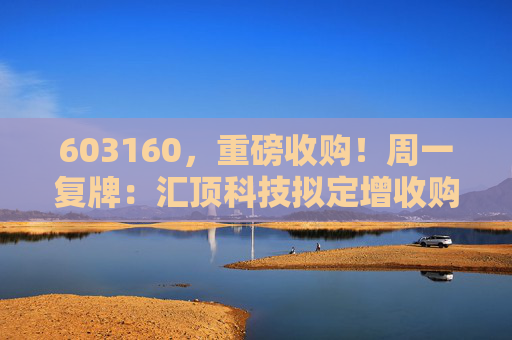 603160，重磅收购！周一复牌：汇顶科技拟定增收购云英谷100%股权 标的公司为手机显示领域独角兽