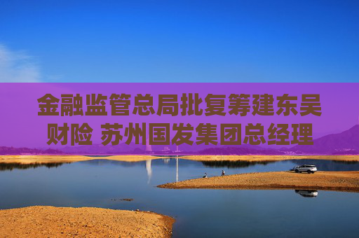 金融监管总局批复筹建东吴财险 苏州国发集团总经理宋继峰拟任董事长