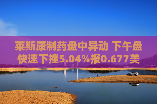 莱斯康制药盘中异动 下午盘快速下挫5.04%报0.677美元