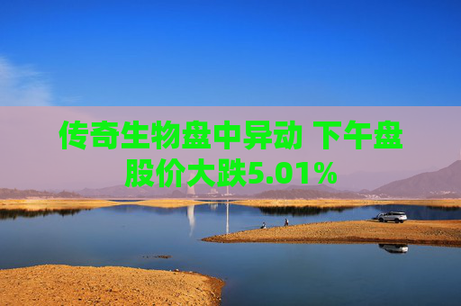 传奇生物盘中异动 下午盘股价大跌5.01%