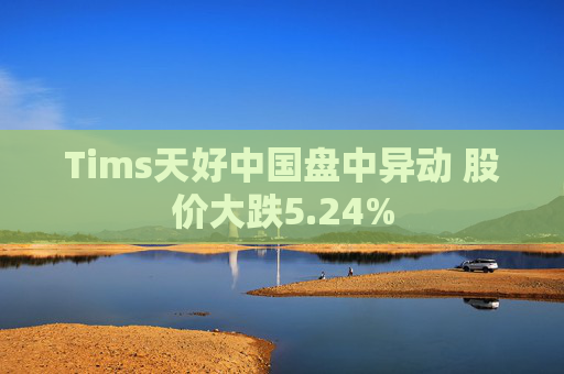 Tims天好中国盘中异动 股价大跌5.24%