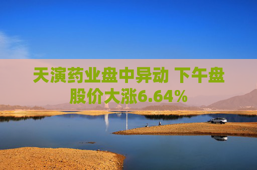 天演药业盘中异动 下午盘股价大涨6.64%