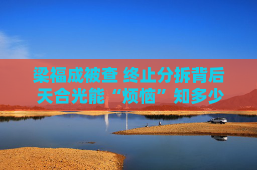 梁福成被查 终止分拆背后 天合光能“烦恼”知多少