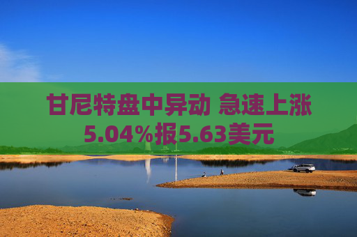 甘尼特盘中异动 急速上涨5.04%报5.63美元