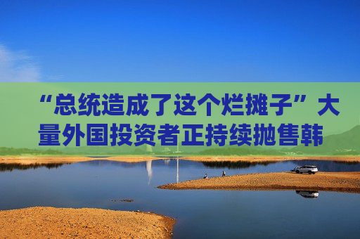 “总统造成了这个烂摊子”大量外国投资者正持续抛售韩资产