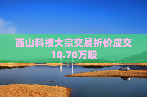 西山科技大宗交易折价成交10.70万股
