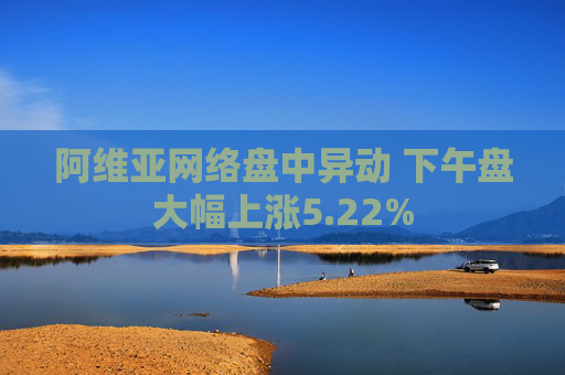 阿维亚网络盘中异动 下午盘大幅上涨5.22%