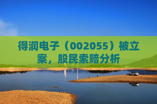 得润电子（002055）被立案，股民索赔分析