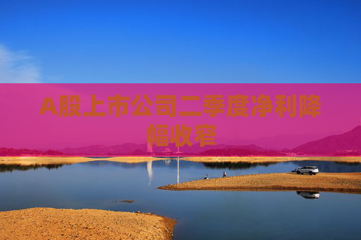 A股上市公司二季度净利降幅收窄