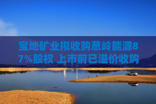 宝地矿业拟收购葱岭能源87%股权 上市前已溢价收购标的公司13%股权