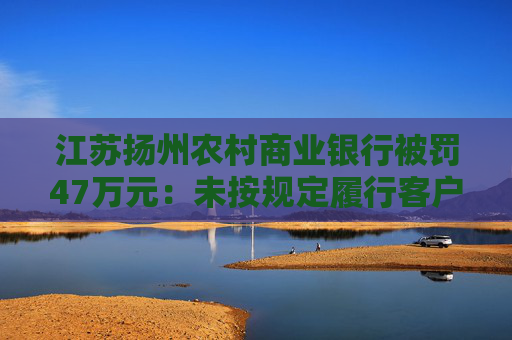 江苏扬州农村商业银行被罚47万元：未按规定履行客户身份识别义务