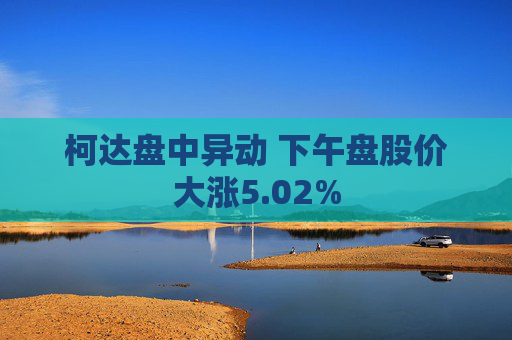 柯达盘中异动 下午盘股价大涨5.02%