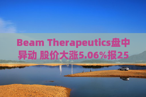 Beam Therapeutics盘中异动 股价大涨5.06%报25.77美元