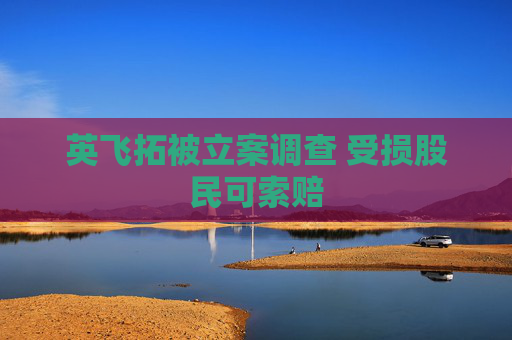 英飞拓被立案调查 受损股民可索赔