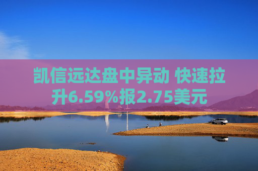凯信远达盘中异动 快速拉升6.59%报2.75美元