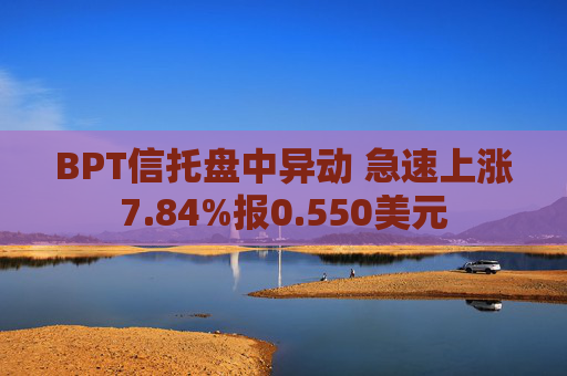 BPT信托盘中异动 急速上涨7.84%报0.550美元