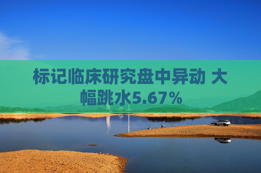 标记临床研究盘中异动 大幅跳水5.67%
