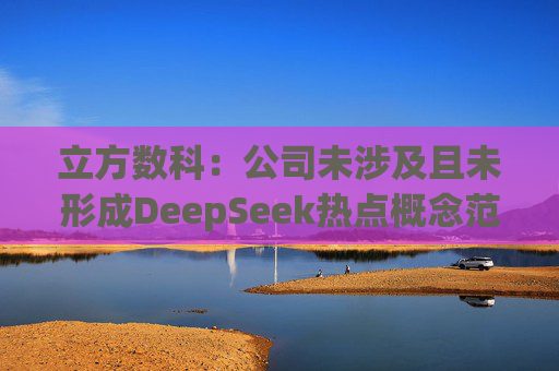 立方数科：公司未涉及且未形成DeepSeek热点概念范围内的产品/技术销售收入