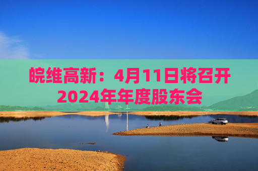 皖维高新：4月11日将召开2024年年度股东会