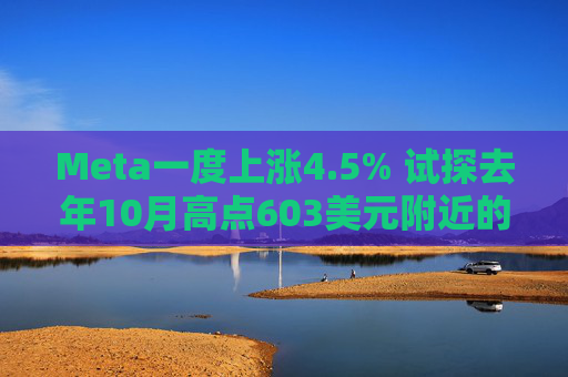 Meta一度上涨4.5% 试探去年10月高点603美元附近的阻力位