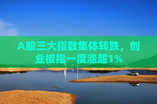 A股三大指数集体转跌，创业板指一度涨超1%