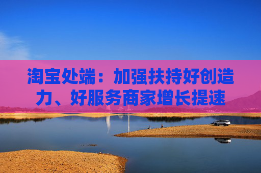 淘宝处端：加强扶持好创造力、好服务商家增长提速