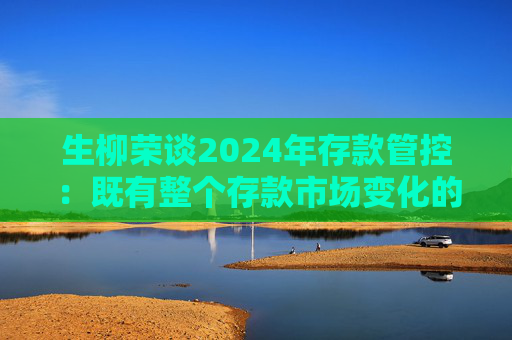 生柳荣谈2024年存款管控：既有整个存款市场变化的趋势，也有建行精细化管理付出的努力