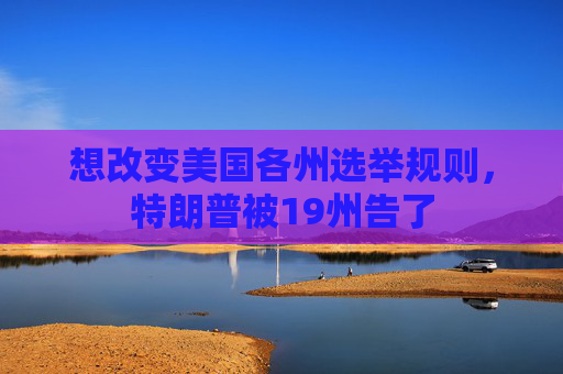 想改变美国各州选举规则，特朗普被19州告了
