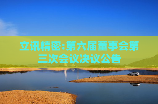 立讯精密:第六届董事会第三次会议决议公告