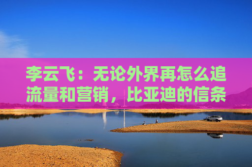 李云飞：无论外界再怎么追流量和营销，比亚迪的信条仍是技术创新
