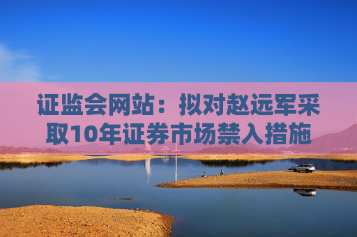 证监会网站：拟对赵远军采取10年证券市场禁入措施